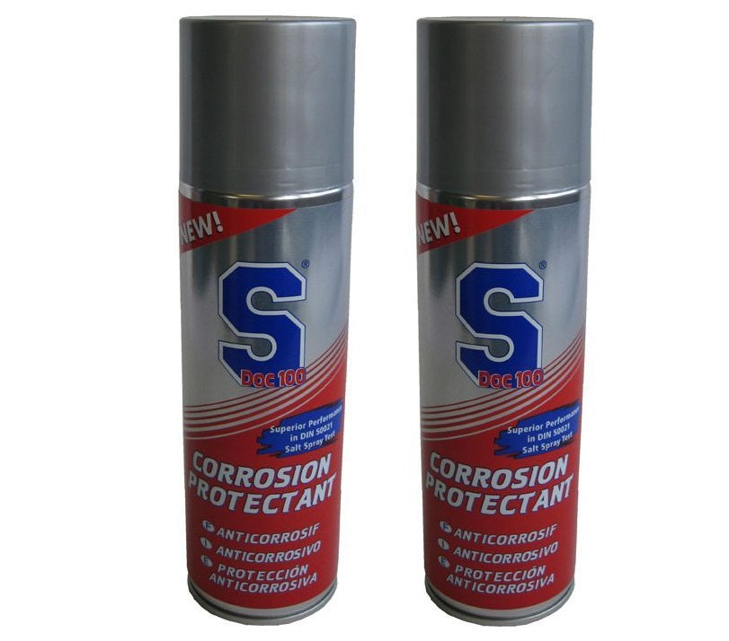 SDoc S-Doc 100 Corrosion Protectant Protector (2 x 300ml Cans) Twin Pack