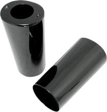 Load image into Gallery viewer, Fork Slider Covers Black Standard Length 6.5" for Harley-Davidson FLST 00-17 FLT 99-13 - Drag Specialties 0411-0044
