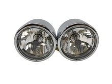Load image into Gallery viewer, Frog Eye Double/Dual Twin Headlight/Headlamp - Chrome - Highway Hawk H223-333
