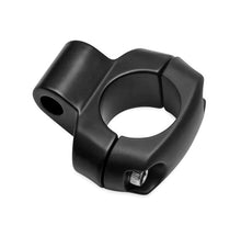 Load image into Gallery viewer, Black Mirror Clamp Handlebar Mount for 1 in. (25mm) Bars fit Harley-Davidson
