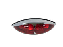 Load image into Gallery viewer, Rear Brake Tail and Licence Plate Light Snake-Eye for Motorcycle/Trike E-mark - Chrome - Highway Hawk H68-340

