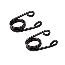 Load image into Gallery viewer, 2 in Black Scissor (Torsion) Solo Seat Springs (Pair) for Chopper/Bobber - Highway Hawk H53-205B
