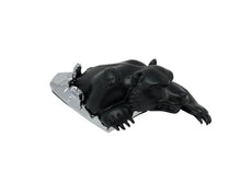 Load image into Gallery viewer, Motorcycle Ornament/ Figure &quot;Hunting Bear&quot; in Chrome &amp; Black
