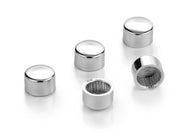 Chrome Bolt Covers for 6mm Hexagon Head Bolt M6 (uses 10mm spanner) - Pack of 5
