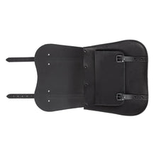 Load image into Gallery viewer, Ledrie HLZAD2-1073 Universal Saddlebag Set Throwover "Postman" 30 Litres - Genuine Real Leather
