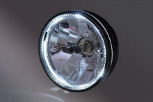 Load image into Gallery viewer, HIGHSIDER 223-024 LED Headlight 5-3/4 inch "SKYLINE" Bottom Mount - Black

