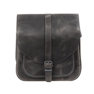 Ledrie HLZAD2-2028 Single Sided Leather Saddlebag Brown 