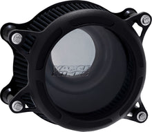 Load image into Gallery viewer, Vance &amp; Hines 41077 VO2 Insight Air Intake Kit Wrinkle Black Air Cleaner fits Harley-Davidson 2018 up Softail
