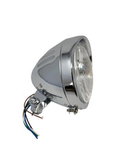 Load image into Gallery viewer, Tech Glide Chrome Motorcycle 5-1/2 in./140mm Headlight Emark
