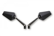 Load image into Gallery viewer, HIGHSIDER 301-051 Mirror "PRATO" (Pair) Adjustable Stem - Black
