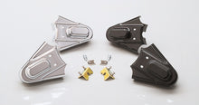 Load image into Gallery viewer, Kuryakyn 8200 Phantom Chrome Swingarm Covers for Harley Softails 1986-2007

