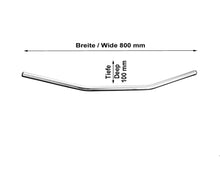 Load image into Gallery viewer, Drag-Style Wide Low Chrome 1 inch (25mm) Motorcycle Handlebars

