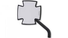 Load image into Gallery viewer, HIGHSIDER 301-110 Mirrors IRON CROSS Maltese Cross (Pair) for Metric Cruiser/fits Harley-Davidson - Black
