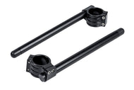 Handlebars Clip-on Black Aluminum 22mm (7/8'') - 36mm Forks - Highway Hawk HC55-0136