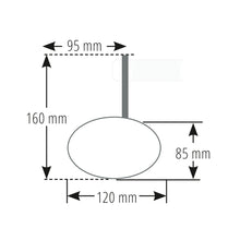 Load image into Gallery viewer, HIGHSIDER 301-782 Handlebar Bar End Mirror "FERRARA 2 in (1 Pc) - Black
