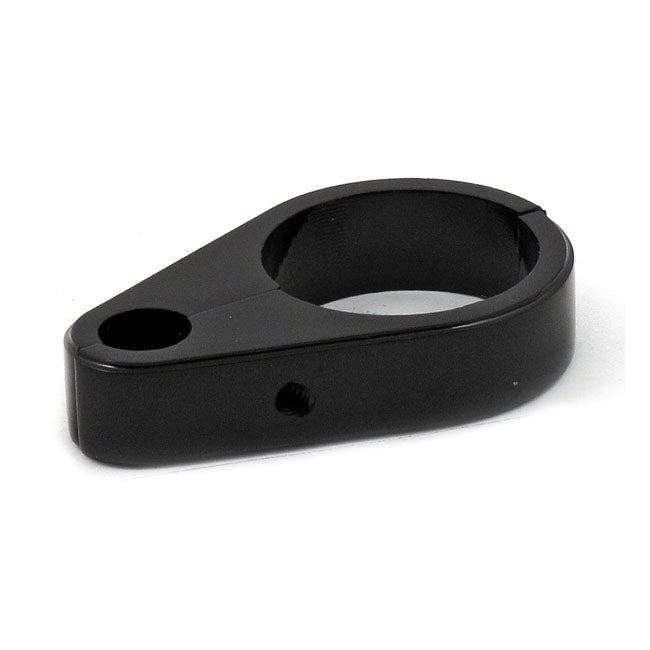 1-1/4 inch (32mm) Clutch/Throttle Cable Clamp Holder for Motorcycles, Black
