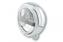 Load image into Gallery viewer, HIGHSIDER 223-218 LED Headlight 5-3/4 inch &quot;PECOS TYPE 5&quot; Bottom Mount - Chrome
