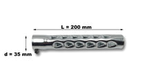 Load image into Gallery viewer, Long 8 inch Exhaust Baffle fits 38mm/1-1/2 in. Drag Pipe Silencer
