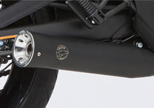 Load image into Gallery viewer, Falcon 65250326 Exhaust Muffler Slip-on "Double Groove" fits Kawasaki EN500 Eliminator (EU approved) - Black
