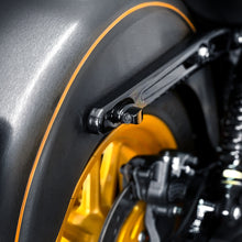 Load image into Gallery viewer, HeinzBikes HBWLN Winglets Nano Rear Turn Signal Indicators Black fit Harley Davidson (pair)
