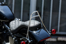Load image into Gallery viewer, Burly Sissy Bar fits Harley-Davidson Dyna 2006-17, chrome or black, choice of heights
