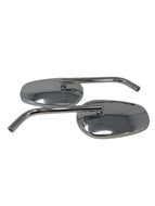 Mirror Classic (Pair) for Metric Cruiser/fits Harley-Davidson - Chrome - Highway Hawk H91-1051