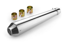 Load image into Gallery viewer, Muffler Megaton Chrome 44cm Long fits up to 45mm (1-3/4 in.) header pipes

