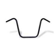 14 inch Medium Ape Hanger Black 1 inch (25mm) Motorcycle Handlebars (no dimples) - Motorcycle Storehouse 905313