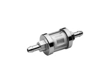 Load image into Gallery viewer, Inline Petrol Fuel Filter for 3/8 inch 10mm Line See-Through Clear Glass Universal - Zodiac 120136
