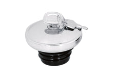 Load image into Gallery viewer, Chrome Locking/Lockable Screw Gas Petrol Cap fits Harley-Davidson All Models 1996-17 - Zodiac 11920
