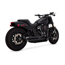Load image into Gallery viewer, Vance &amp; Hines PCX Black Big Shots Staggered Exhaust 2018 up Softail
