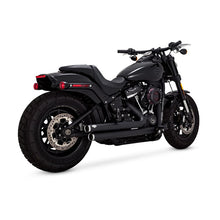 Load image into Gallery viewer, Vance &amp; Hines 47339 PCX Black Big Shots Staggered Exhaust fits Harley-Davidson 1986-2017 Softail
