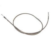 Braided Clutch Cable for Kawasaki VN900 Vulcan Custom +40cm Longer Than Stock - Highway Hawk H20-0265