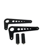 Load image into Gallery viewer, Universal Forward Control Rearset Aluminum Black - Highway Hawk HC73-155B
