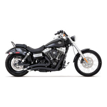 Load image into Gallery viewer, Vance &amp; Hines Black Big Radius 2-into-2 Exhaust 2006-2017 Dyna
