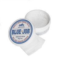 Load image into Gallery viewer, Blue Job Chrome Exhaust Polish - Removes Pipe Bluing, 28g Tub - will NOT scratch chrome
