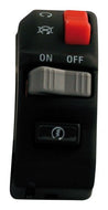 Universal Handlebar Switch Right Side - On/Off/ Starter/ Safety Kill - Highway Hawk H240-012