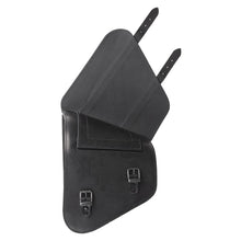 Load image into Gallery viewer, Ledrie HLZAD2-1077H-2 Rear Swingarm Bag 9 Litres with Bottleholder for Harley Softail 2018 up - Genuine Real Leather
