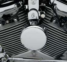 Load image into Gallery viewer, Chrome Round Horn Cover Replacement for Harley-Davidson Cowbell - Drag Specialties 2107-0043
