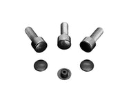Black Caps/Covers/Plugs for 10mm Allen Head Bolts (M10) takes 8mm allen key - Pack of 10
