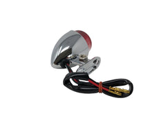 Load image into Gallery viewer, Rear Brake Tail and Licence Plate Light Custom with Adjustable Mount - Chrome - Highway Hawk H68-222
