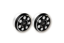 Load image into Gallery viewer, HIGHSIDER 161-036 Handlebar Bar Ends CONERO TYPE 2, Alu Black-

