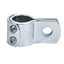 Load image into Gallery viewer, 7/8 Inch (22mm) 3 Piece Clamp Chrome for Footpeg/Spot Light - Motorcycle Storehouse 949965

