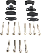 Load image into Gallery viewer, Adjustable Riser Kit for 7/8 in. (22mm) Handlebars - Polished Alu or Black - EMGO 23-09370
