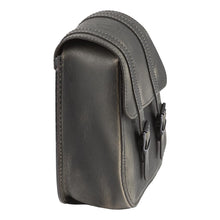 Load image into Gallery viewer, Ledrie LZAD2-1088-2 Single Sided Leather Bag Black-Brown fits Harley-Davidson Dyna - Genuine Real Leather
