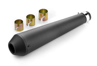 Muffler Megaton Black 44cm Long fits up to 45mm (1-3/4 in.) header pipes