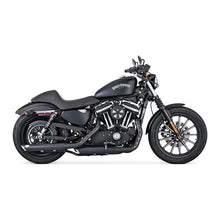 Load image into Gallery viewer, Vance &amp; Hines Twin Slash 3 in. Slip-on Exhaust Black 2014-2020 Sportster
