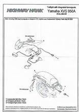 Load image into Gallery viewer, LED Combination 3 in 1 Rear Tail Light &amp; Indicators fits Yamaha XVS950 Midnight Star - Highway Hawk H682-100
