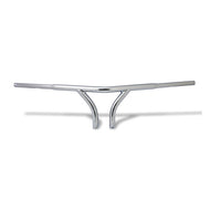 Fat 1-1/4 in. (32mm) V-Bar Extreme Handlebars, Chrome for Harley-Davidson, Chrome - Highway Hawk H55-5037