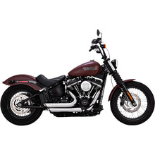 Load image into Gallery viewer, Vance &amp; Hines 17333 PCX Chrome Shortshots Staggered Exhaust fits Harley-Davidson 2018 up Softail
